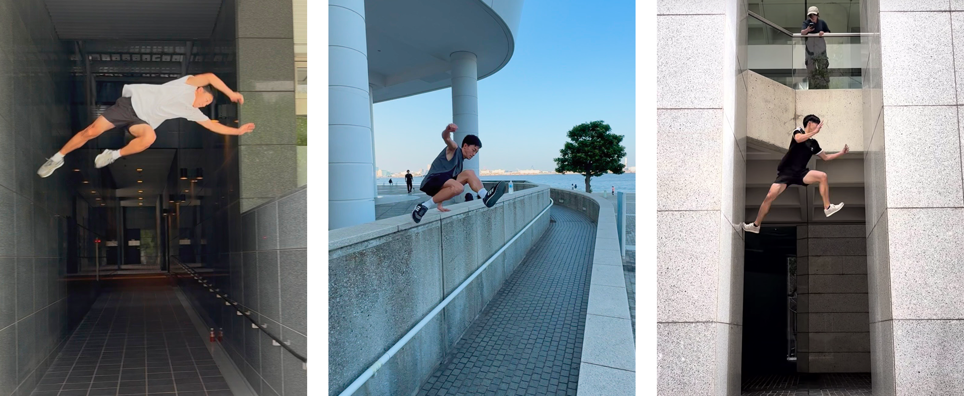 坪井 建太_パルクールの様子